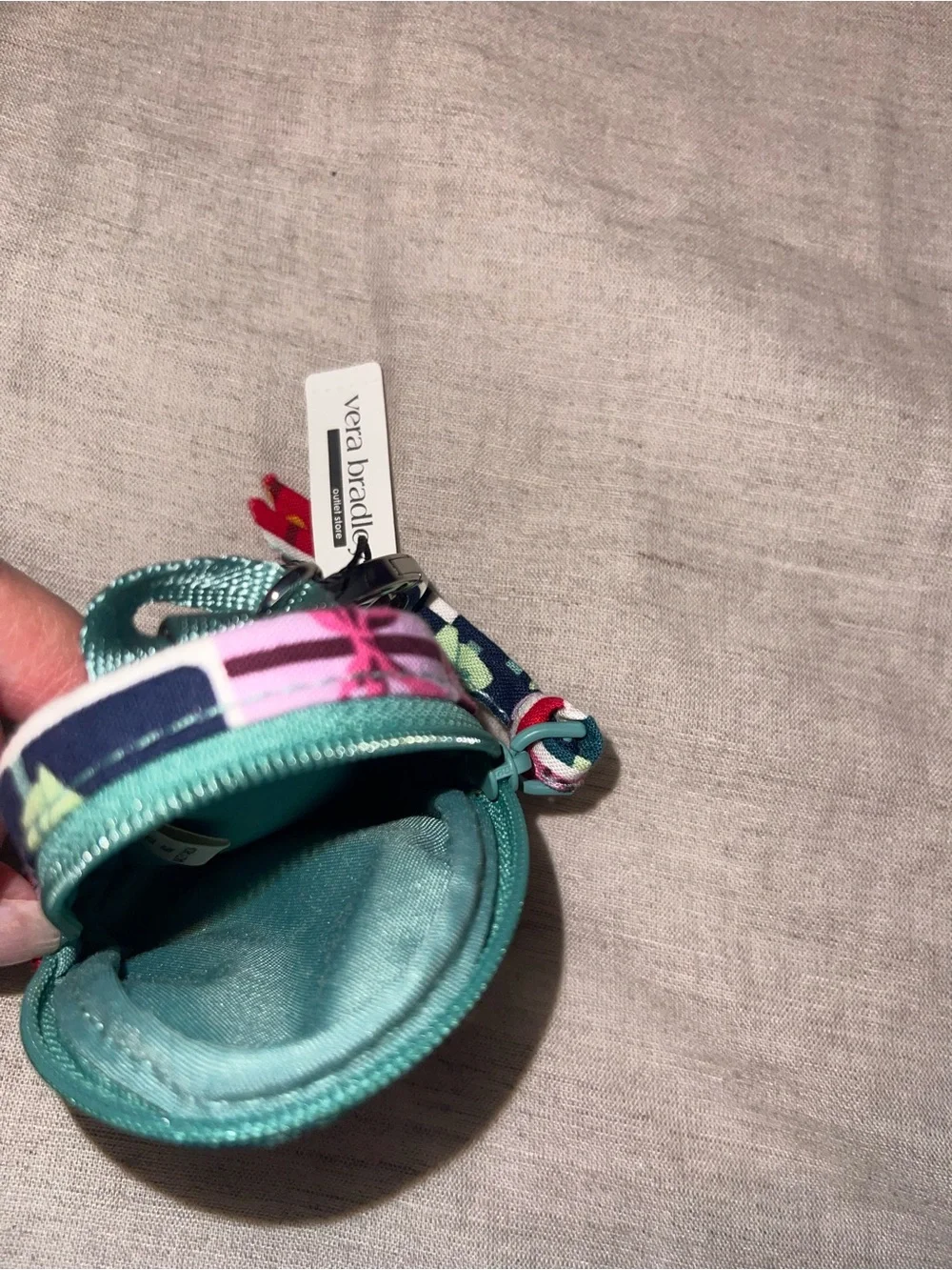 Vera Bradley Mini Keychain Pouch NWT